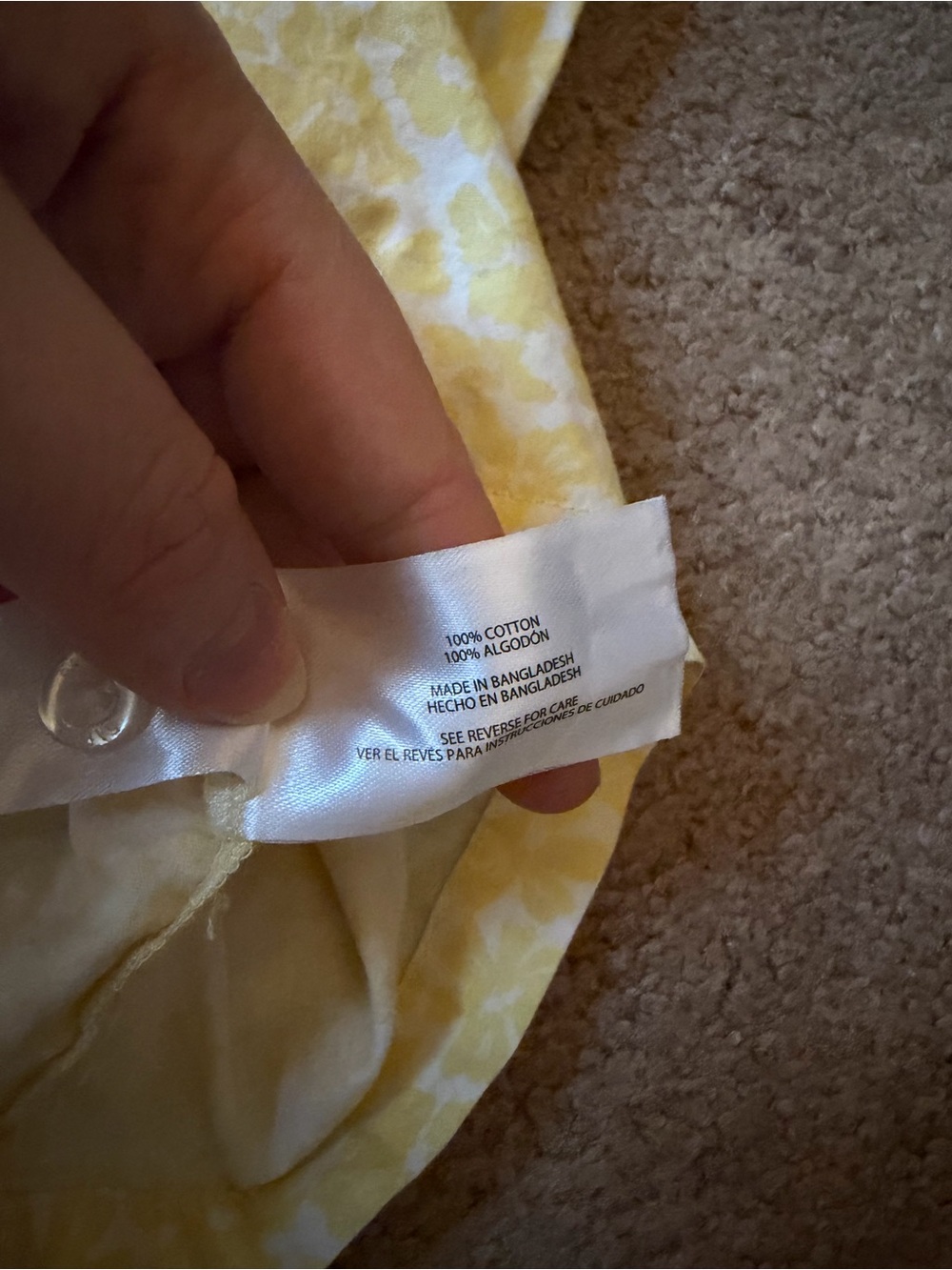 GAP Yellow Floral Two-Piece Lounge Set - Picture 5 of 5
